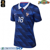 Maglie da calcio Francia Warren Zaire-Emery #18 Prima Maglia Femminile Mondiali 2026  Manica Corta
